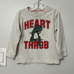 BOGO Carter’s graphic shirt. Size 18m (fits like 12-18m) In GUC